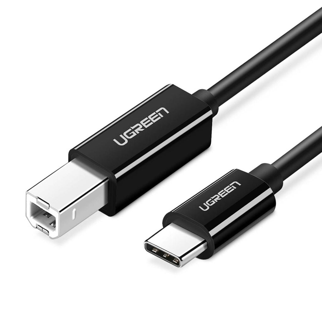 Ugreen USB-C to USB-B 2.0 Printer Cable 1m - Black