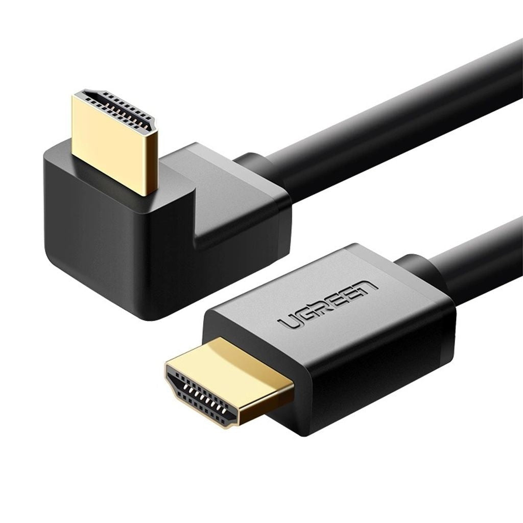 Ugreen angled HDMI cable (90°), 4K, 2m - Black