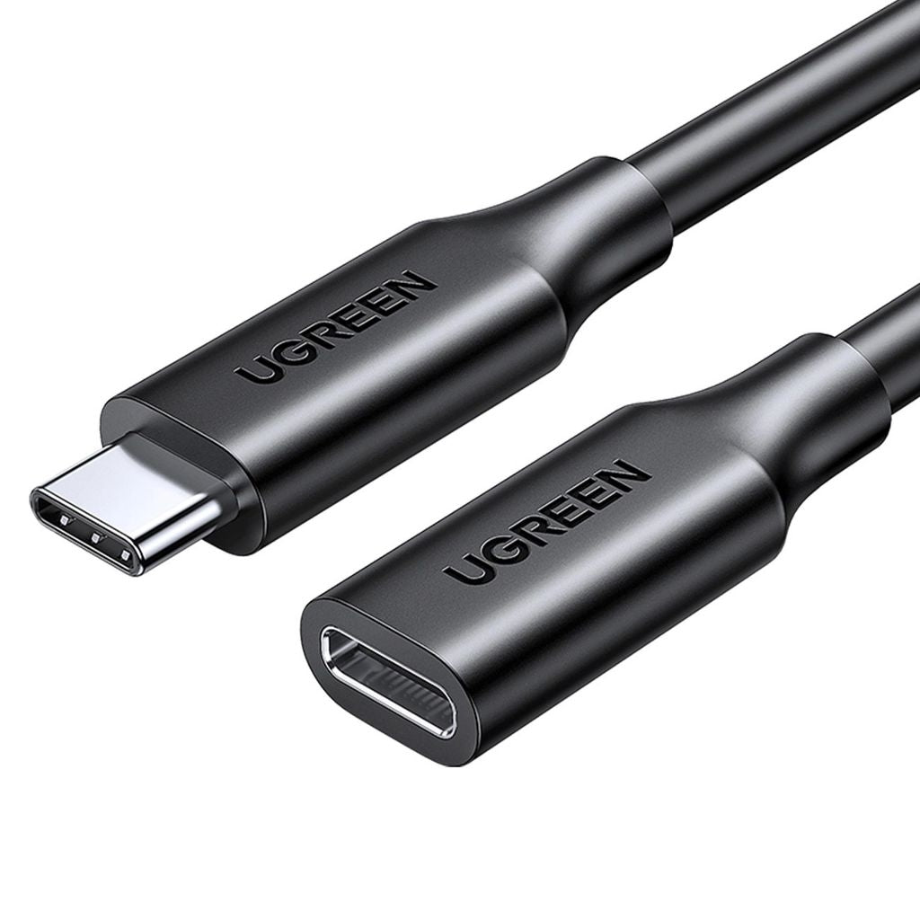 Ugreen cable extension adapter USB-C (male) to USB-C (female) 100W, 10Gb/s, 1m