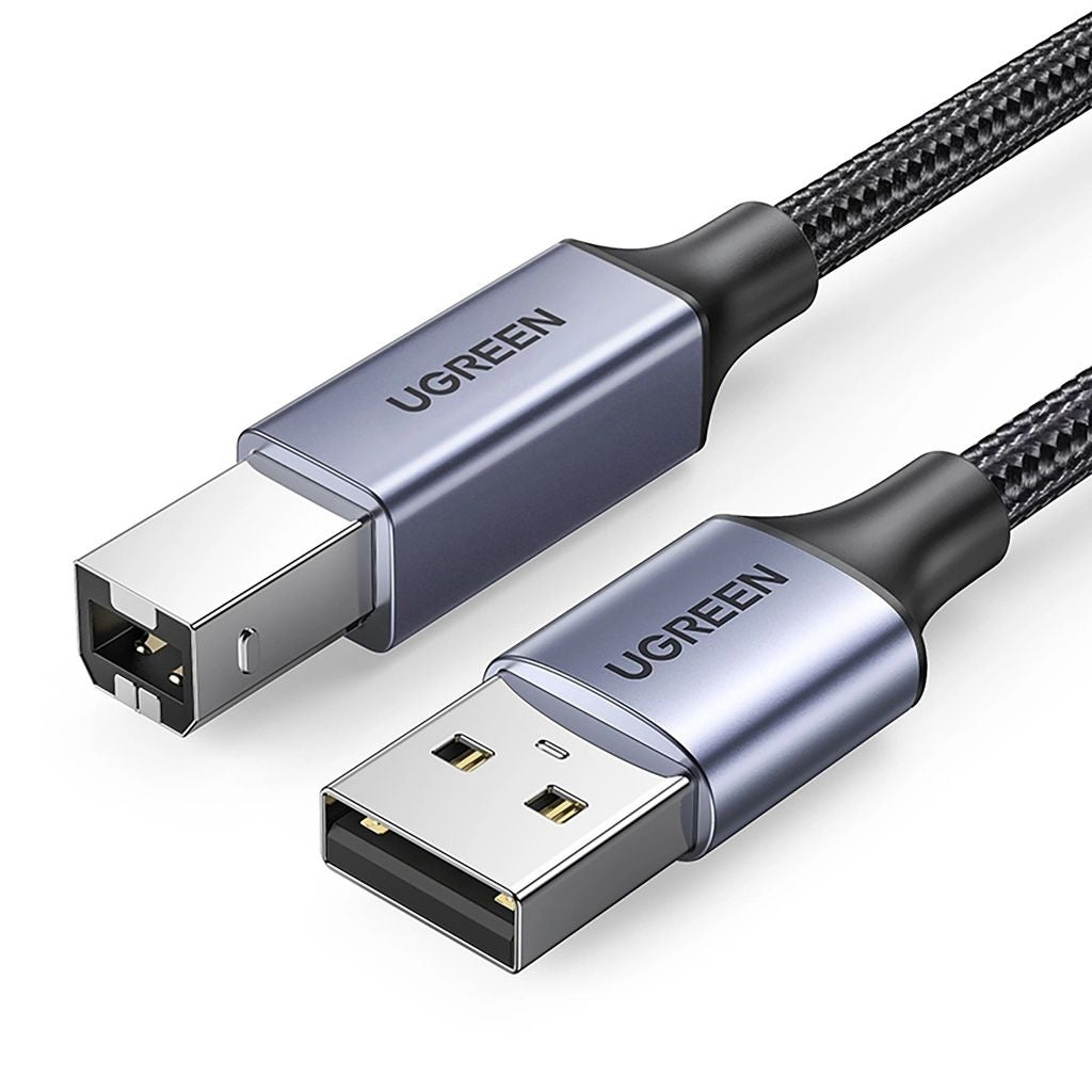 Ugreen printer cable USB-B (male) - USB-A 2.0 (male) 480 Mbps, 5m - Black