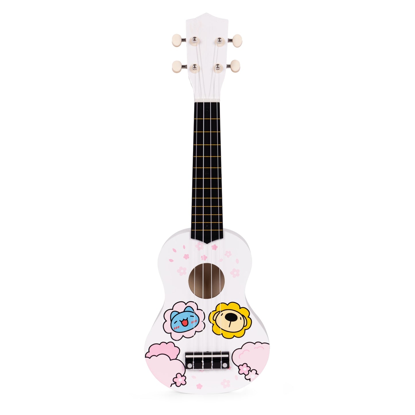Ukulele for Kids, Wooden, 4 Nylon Strings, Includes Pick