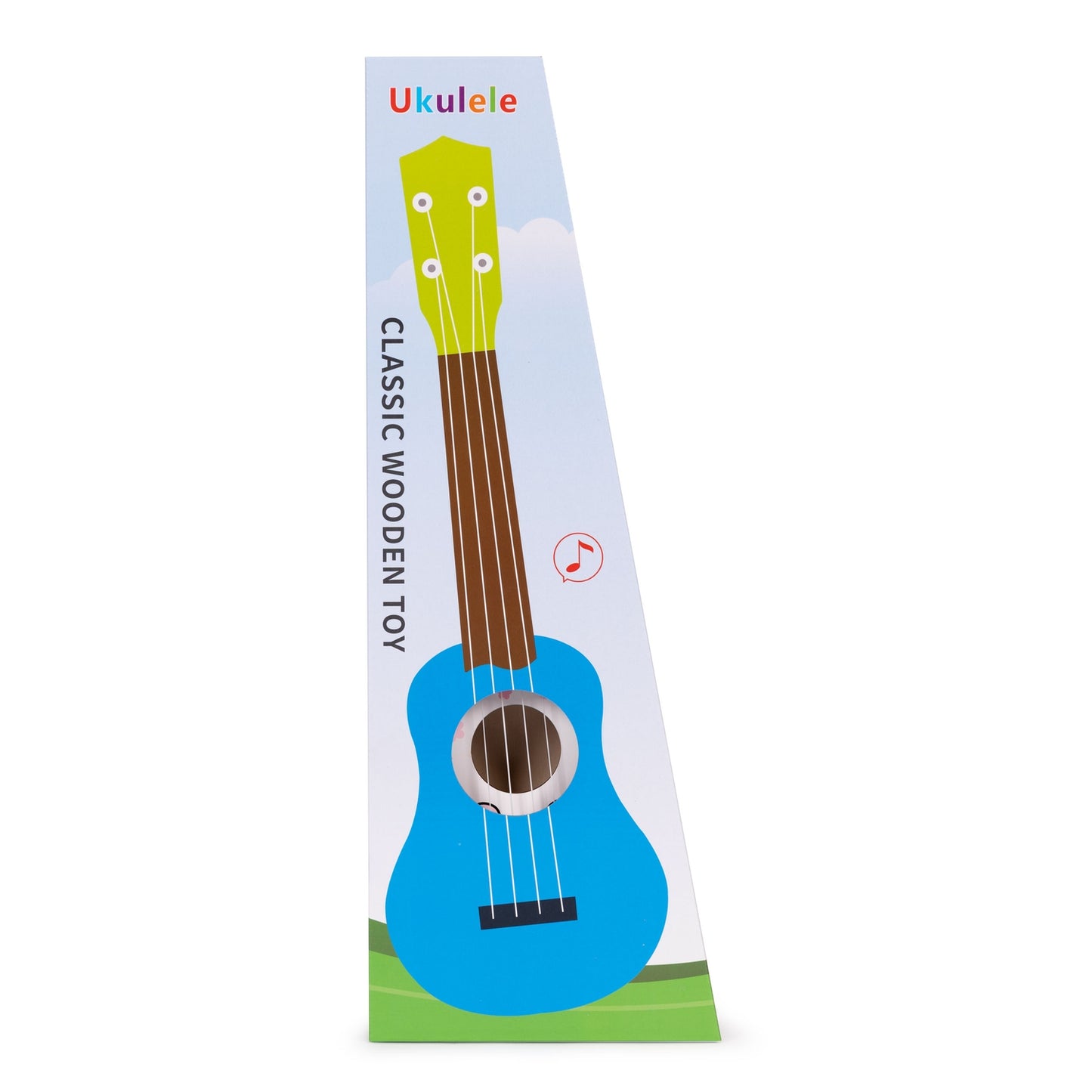Ukulele for Kids, Wooden, 4 Nylon Strings, Includes Pick