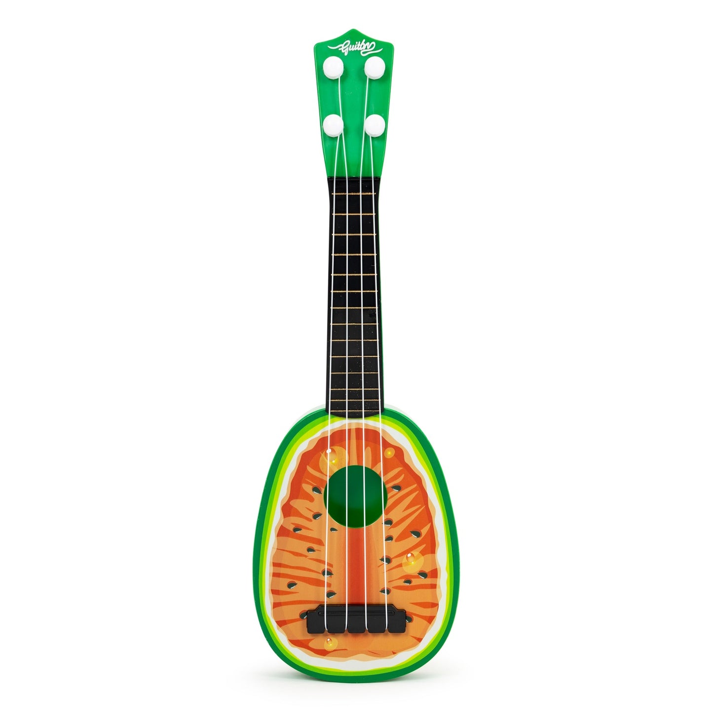 Ukulele guitar for children, four strings, watermelon