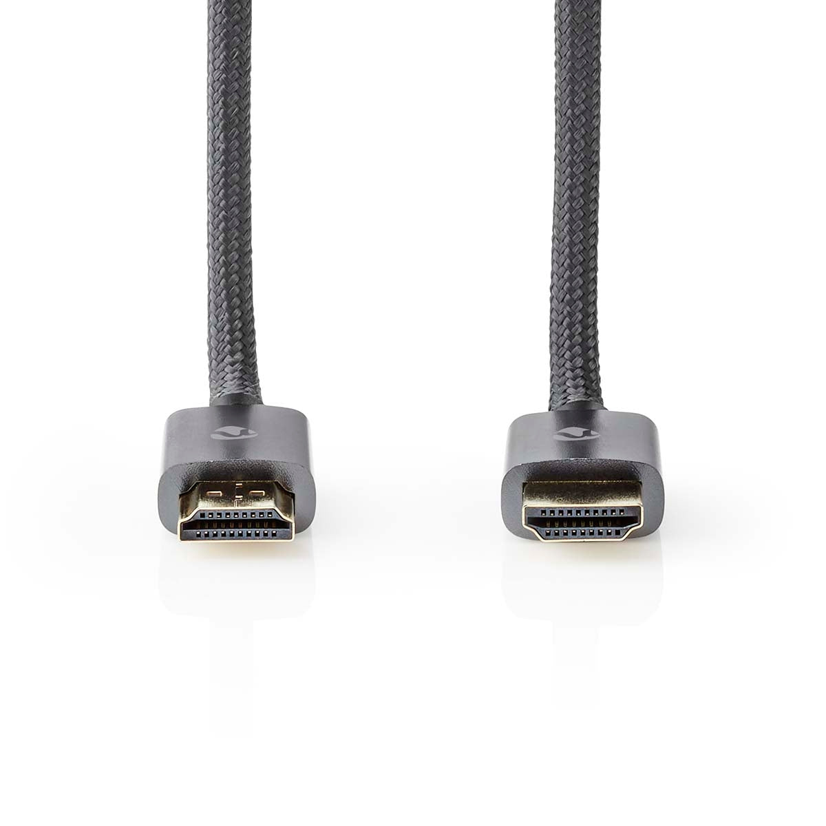 Ultra High Speed HDMI™ Cable | HDMI™ Connector | HDMI™ Connector | 8K@60Hz | 48 Gbps | 2.00 m | Round | 6.3 mm | Anthracite / Gray With Metal | Carton with covered window