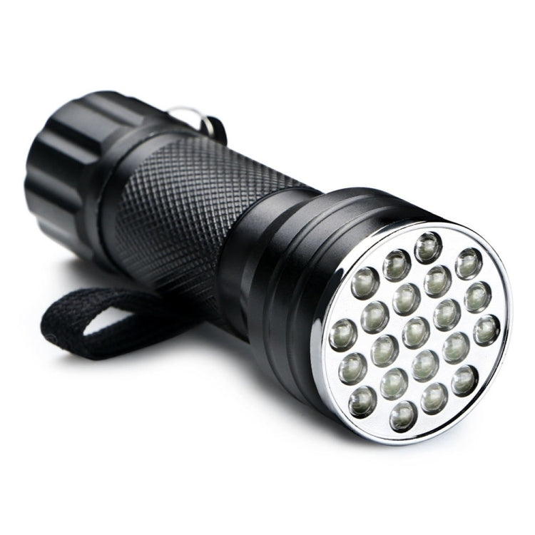 Ultra Violet Torch LED Flashlight 21 LEDs 395NM