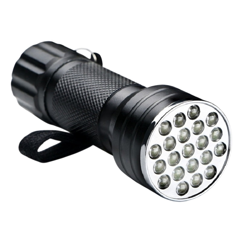Ultra Violet Torch LED Flashlight 21 LEDs 395NM