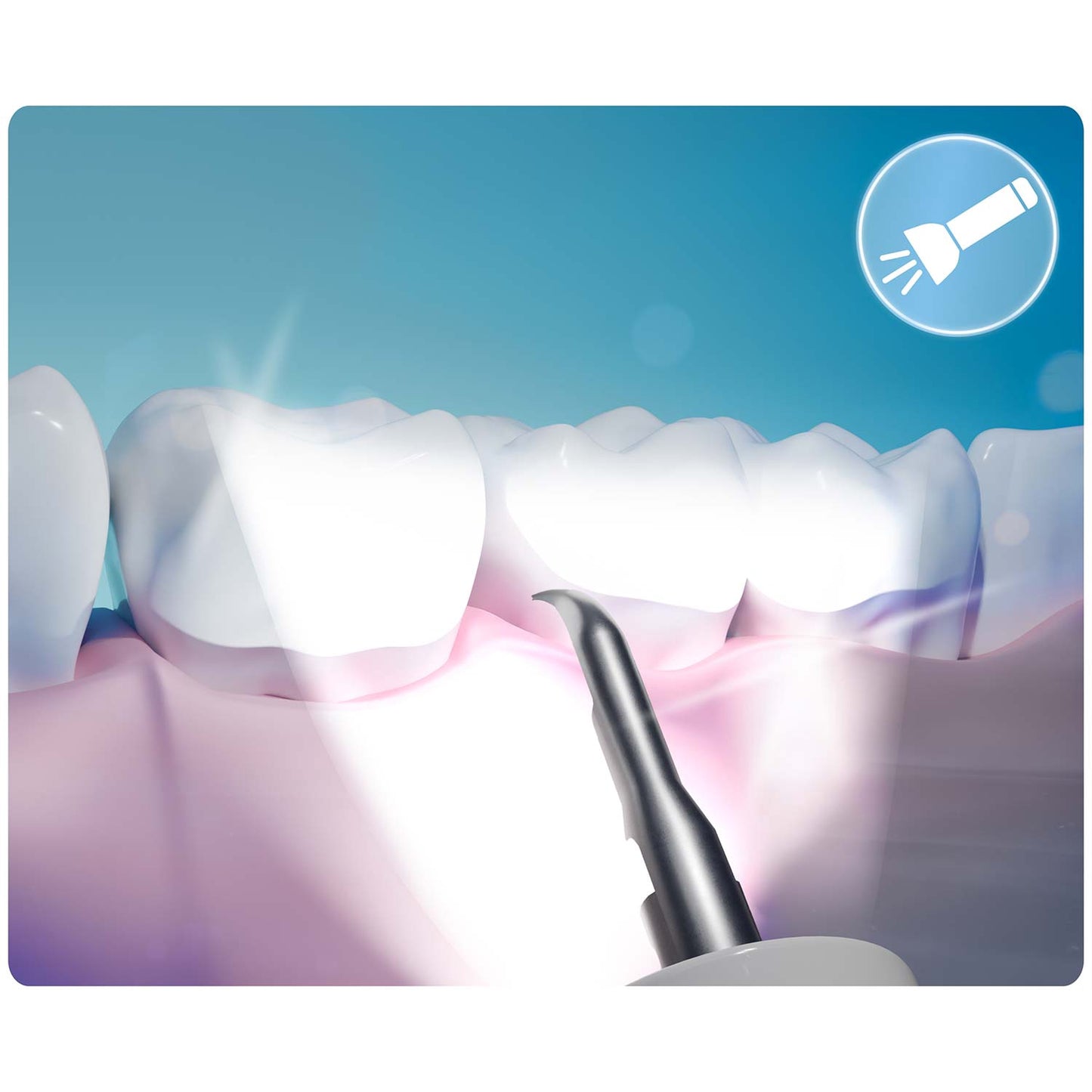 Ultrasonic Dental Scaler with Camera, 4 Modes, LED Light
