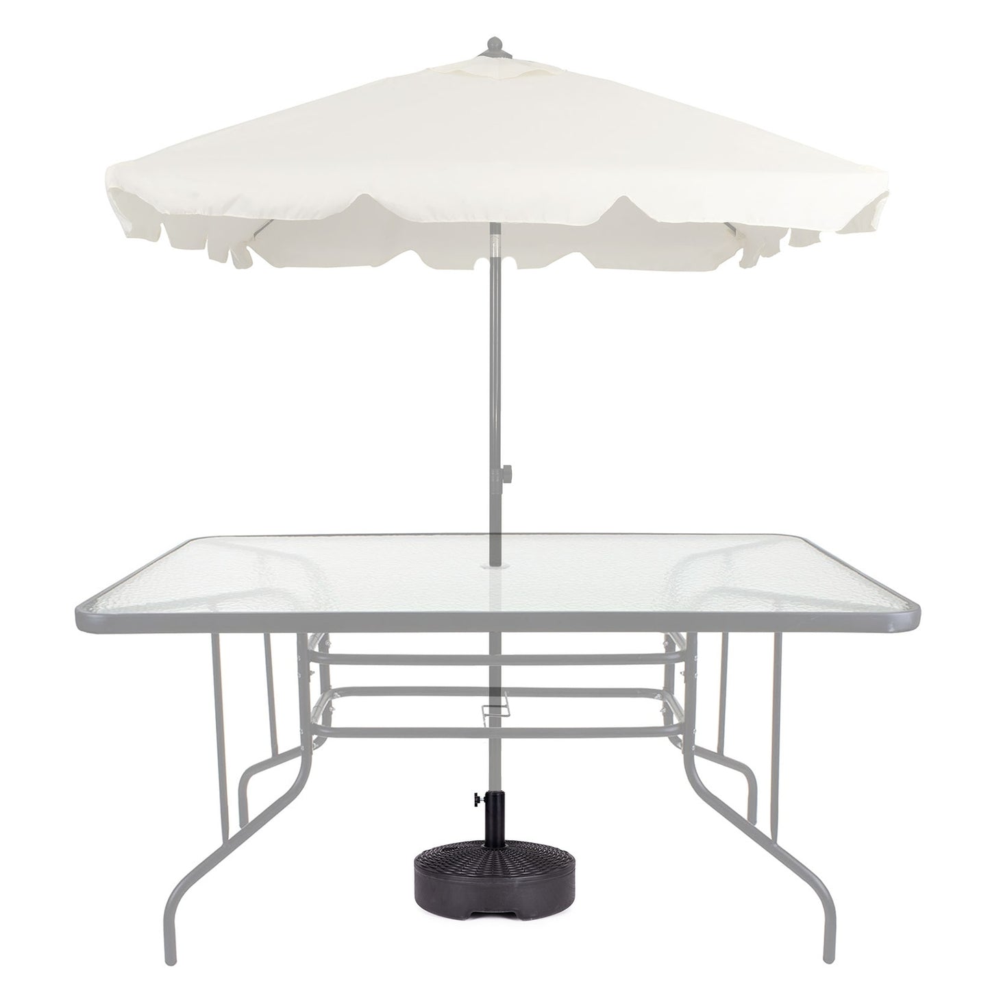 Umbrella load base filled with water 22L