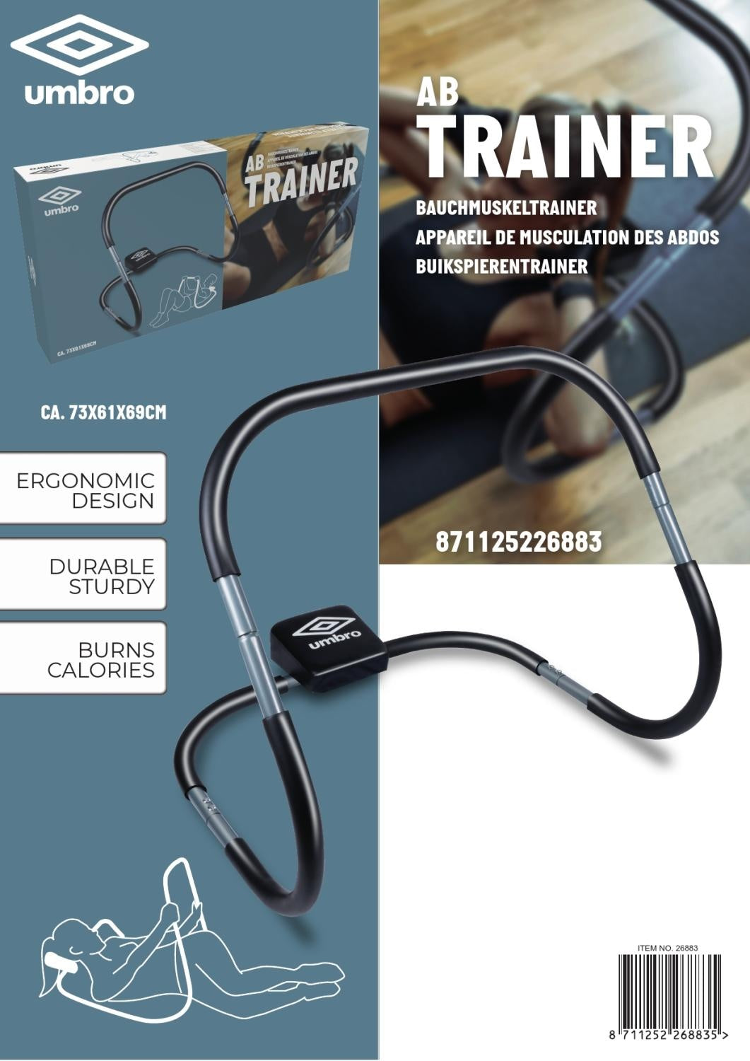 UmbroAb Trainer and Crunch Roller Exerciser