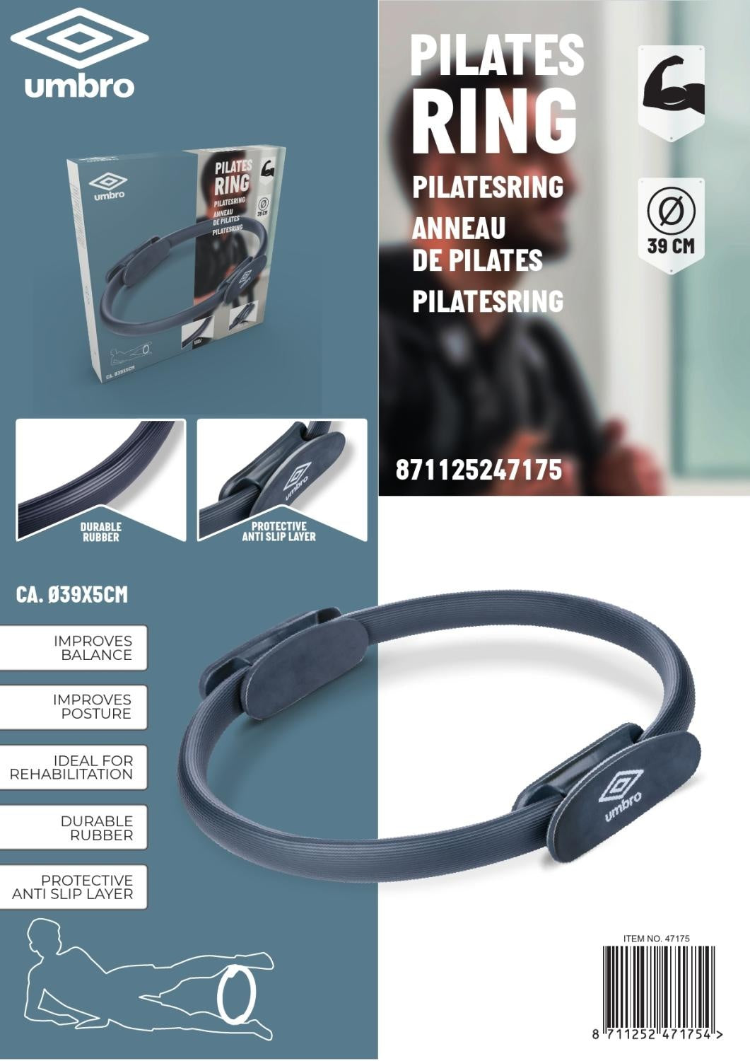 Umbro Pilates Ring Fitness Exercises