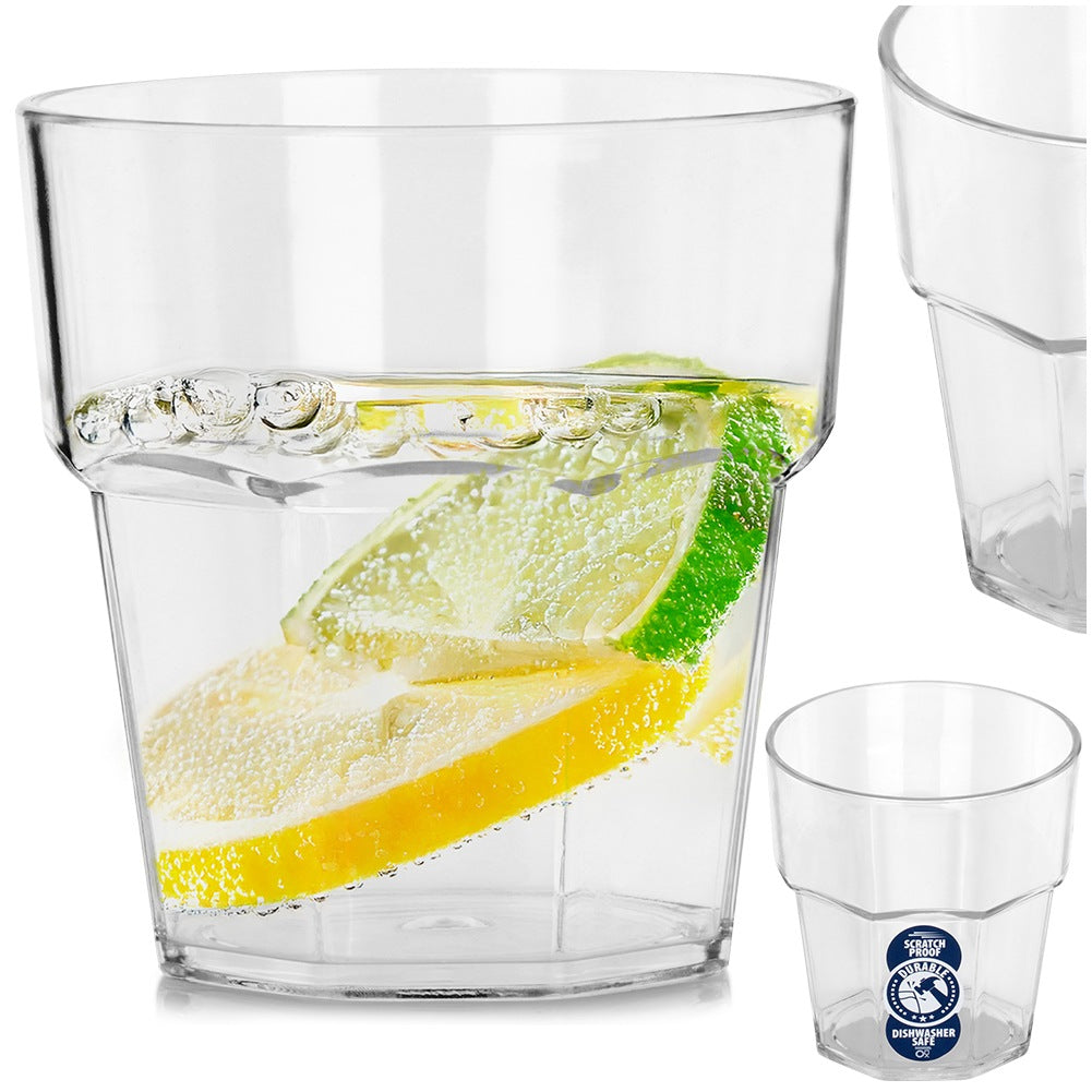 Unbreakable plastic glass 275 ml