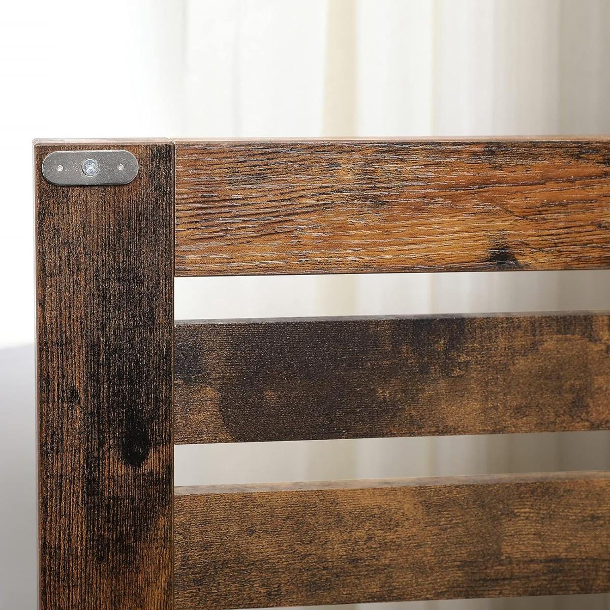 Under-Sink Bathroom Cabinet – Adjustable Shelf, Rustic Brown