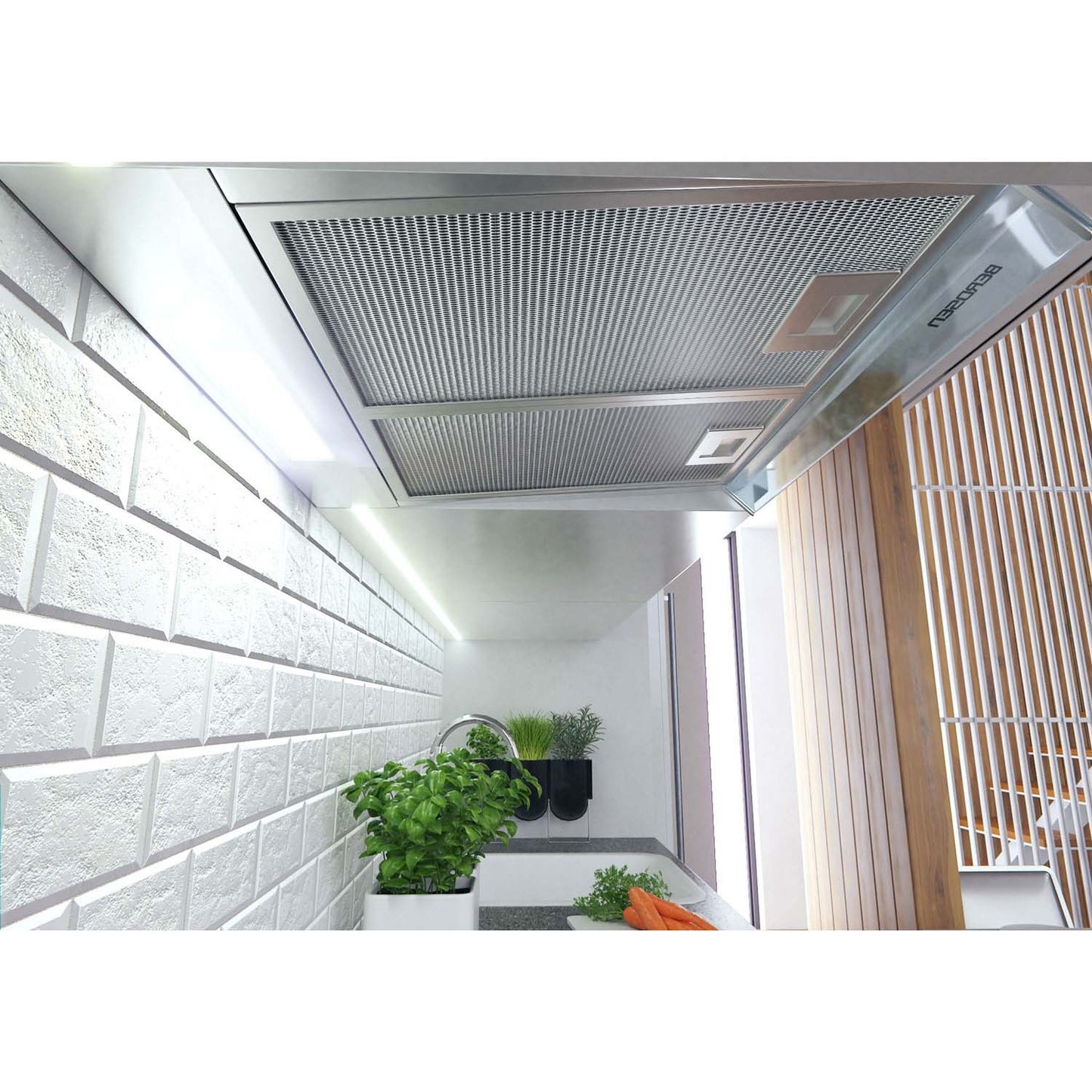 Under-cabinet kitchen hood - 60 cm Berdsen BE-10-A white