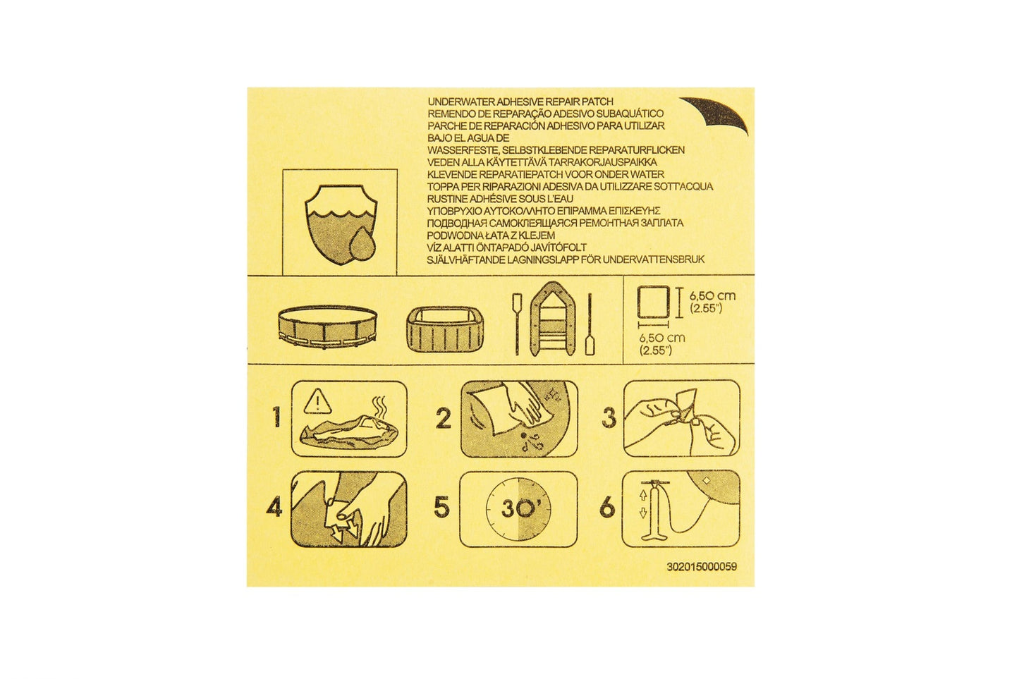 Underwater Adhesive Repair Patch