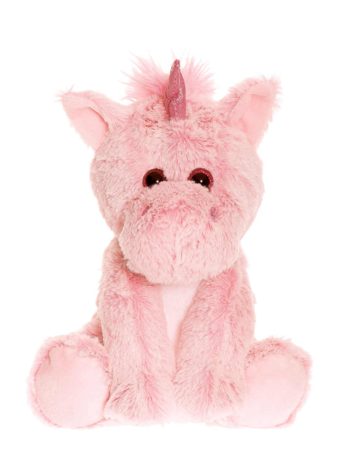 Unicorn Plush Toy, Pink, 20 cm, Soft Fur