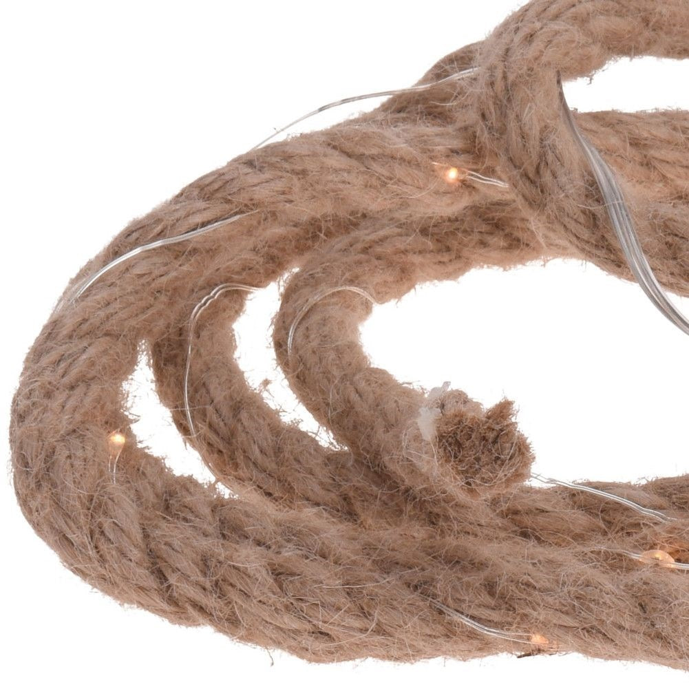 Unique Jute String Lights: Magical Christmas Decoration for the Tree