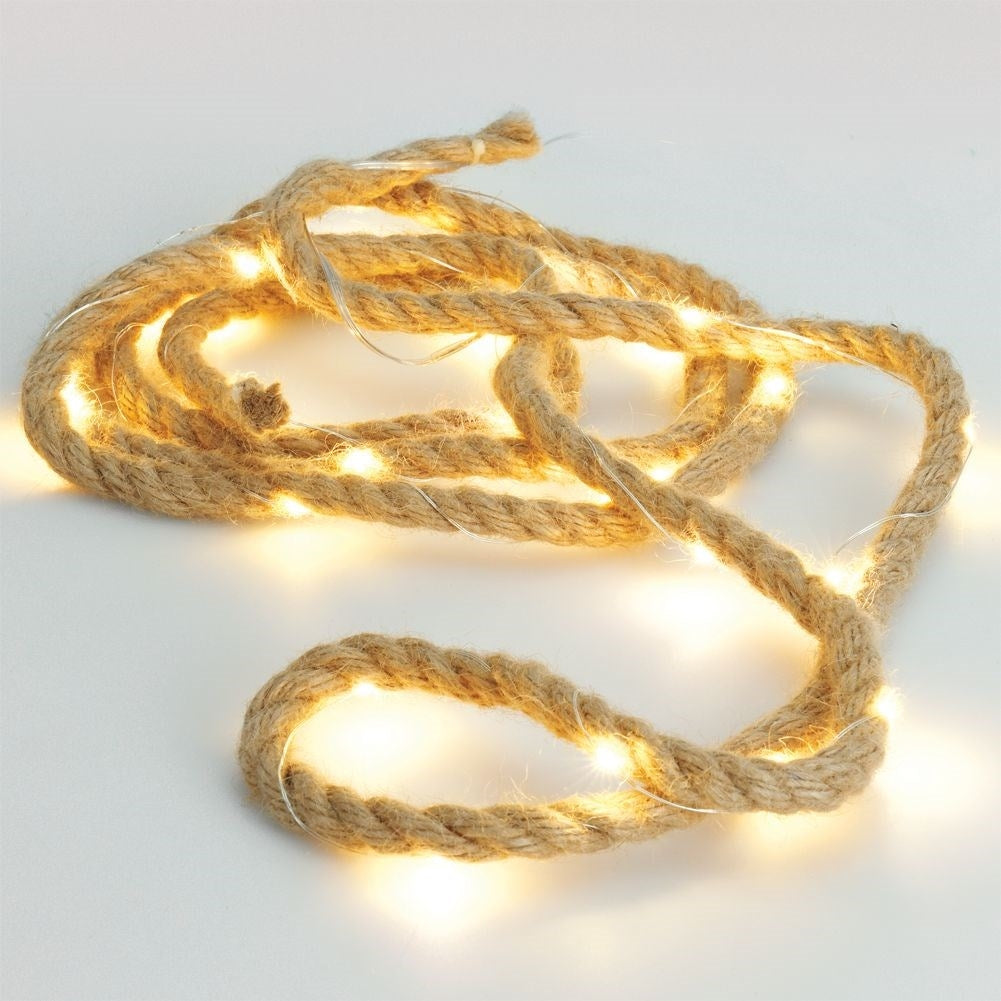 Unique Jute String Lights: Magical Christmas Decoration for the Tree
