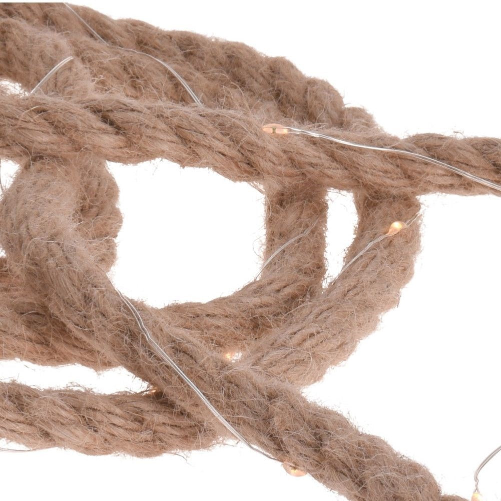 Unique Jute String Lights: Magical Christmas Decoration for the Tree