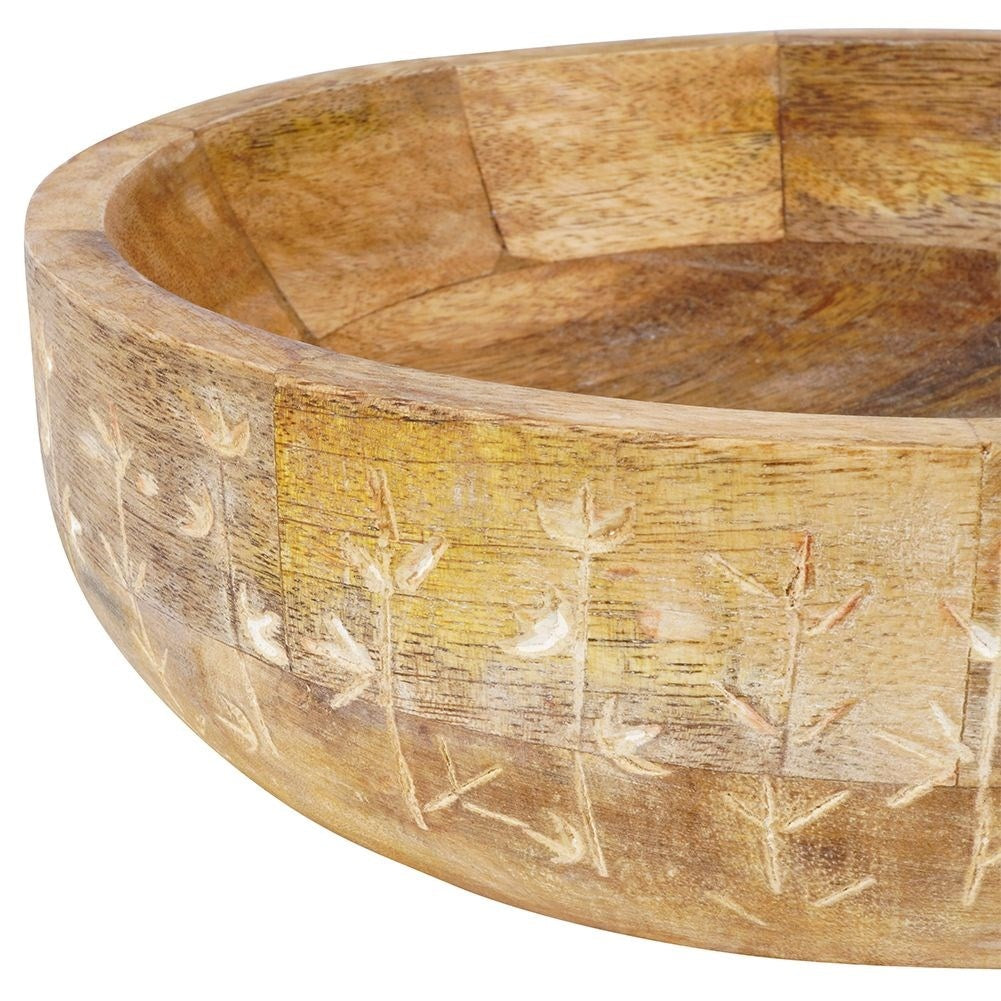 Unique Mango wood bowl - Perfect for Serving and Storage