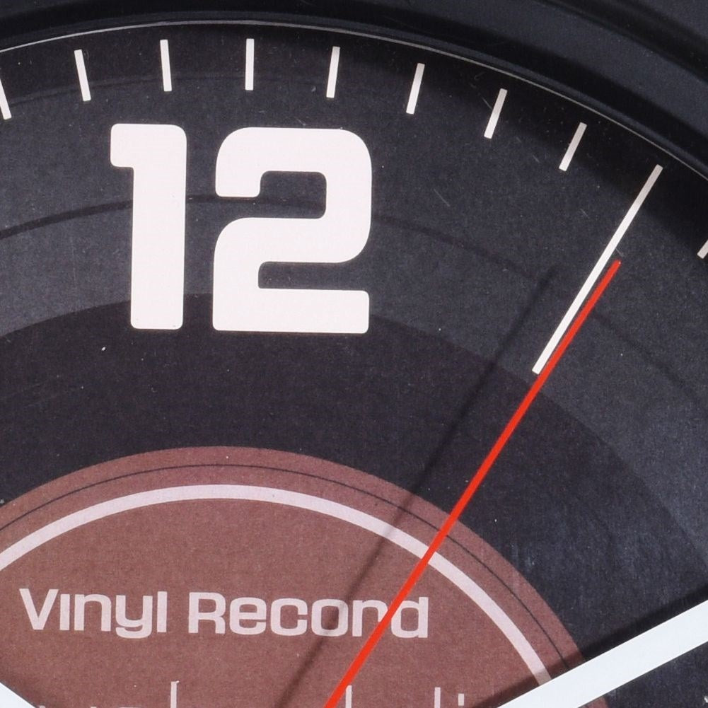 Unique Square Wall Clock in Retro Gramophone Style