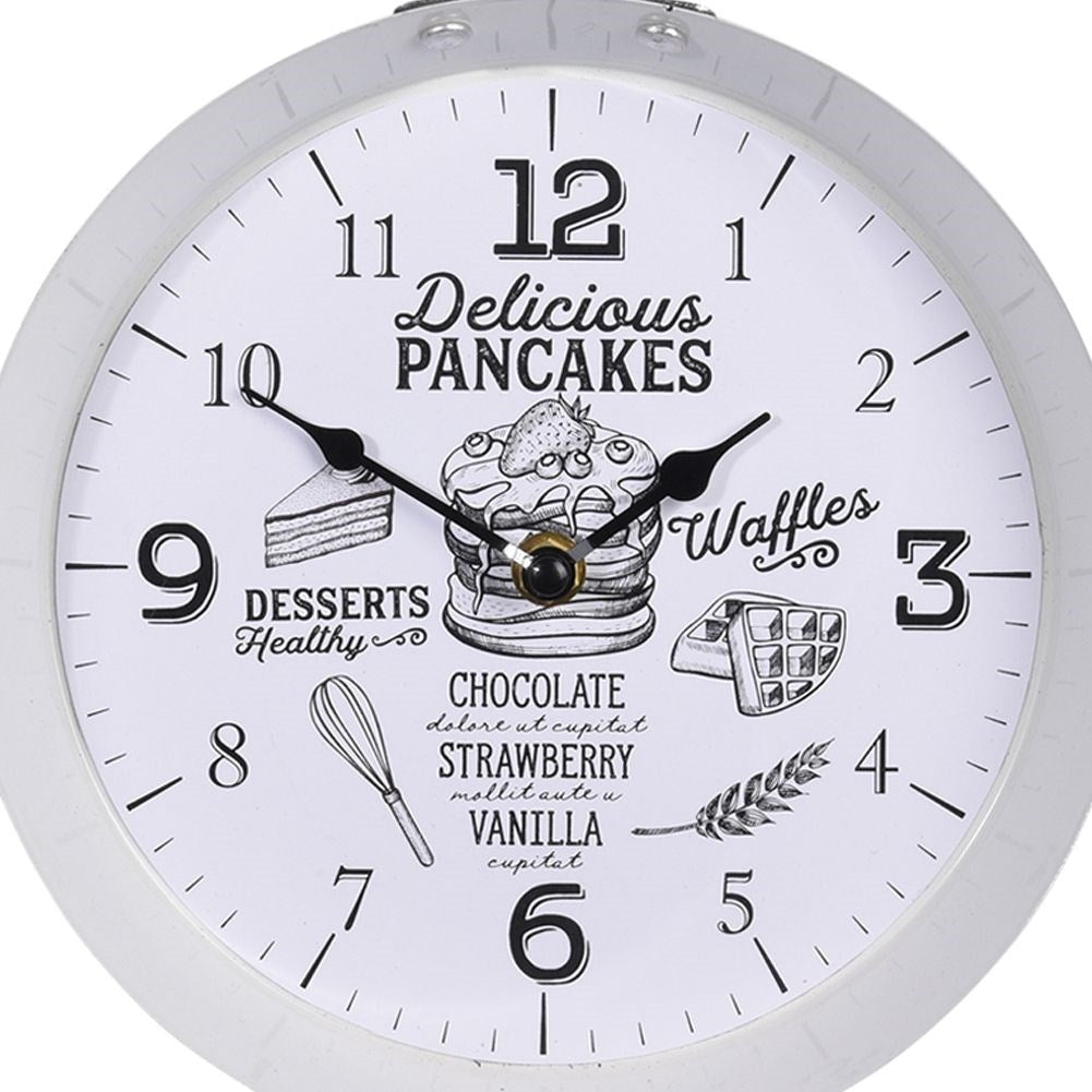 Unique Wall Clock in Frying Pan - Trendy Kitchen Decoration
