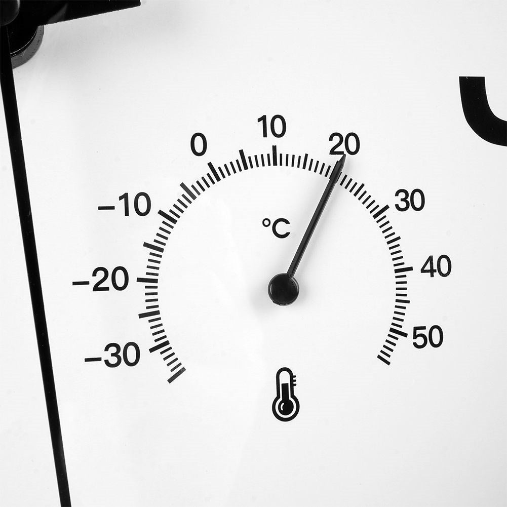 Unique Wall Clock with Thermometer and Hygrometer - 30 cm