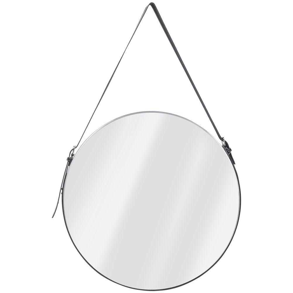 Unique Wall Mirror in Industrial Style with Adjustable Suspension