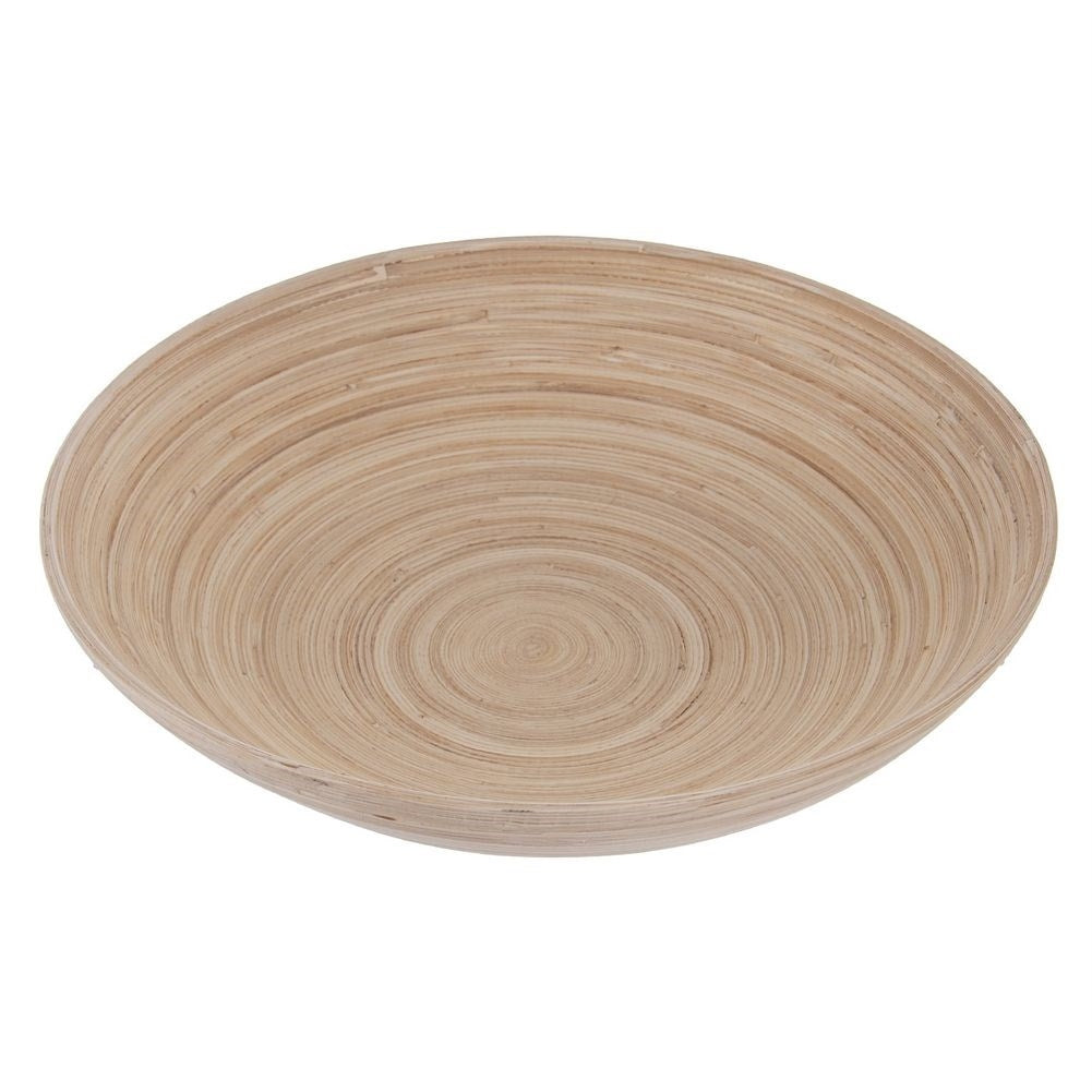 Unique bamboo bowl for fruit, vegetables and nuts