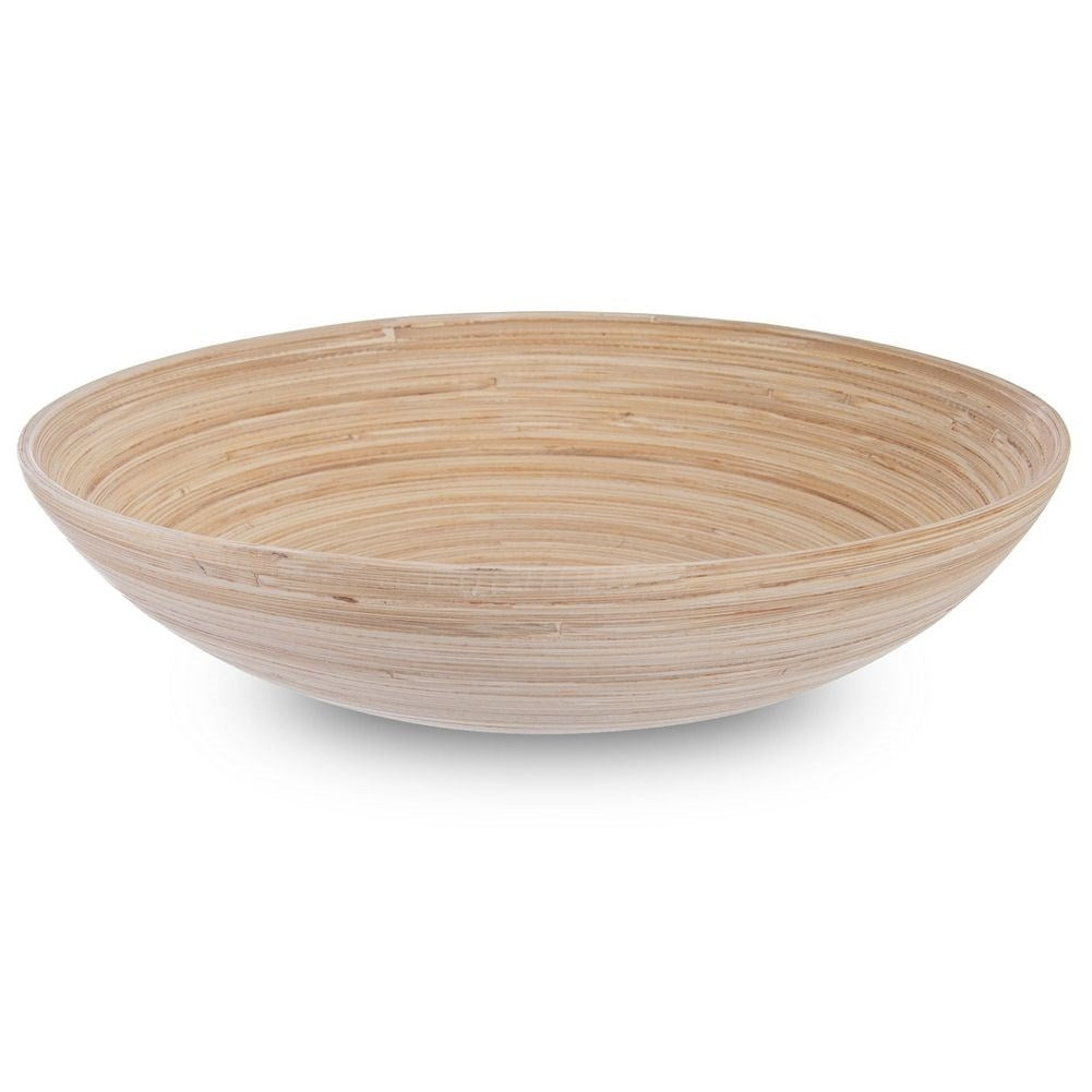 Unique bamboo bowl for fruit, vegetables and nuts