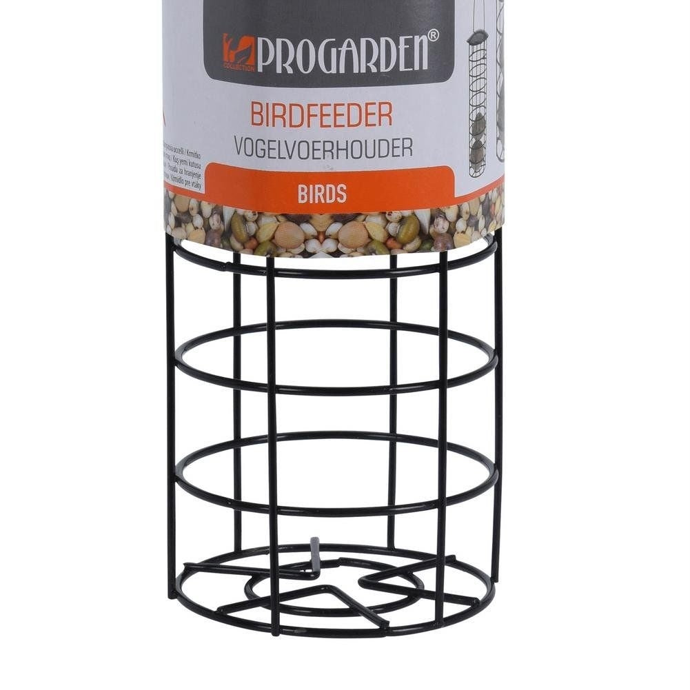 Unique bird feeder for tallow balls and seeds, easy hanging