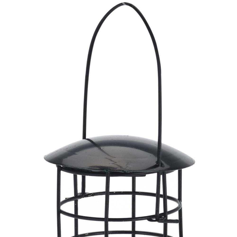 Unique bird feeder for tallow balls and seeds, easy hanging