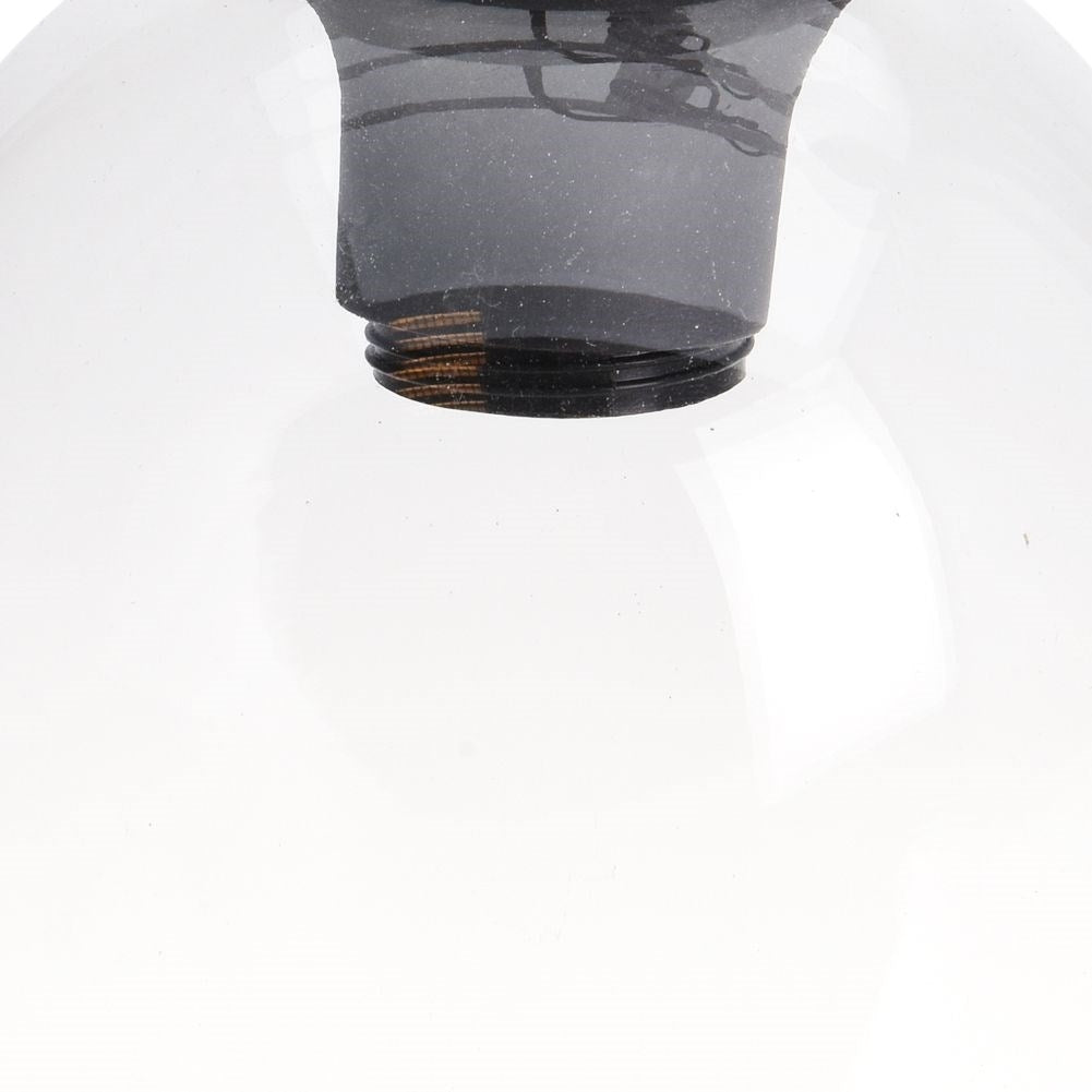 Unique clear glass ball ceiling light for modern industrial style