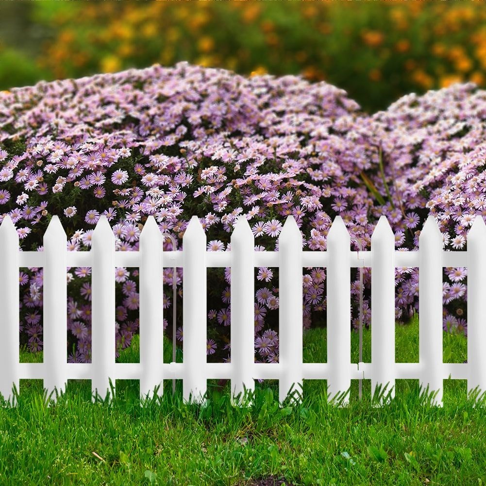 Unique garden fences: Weather resistant and decorative edge supports