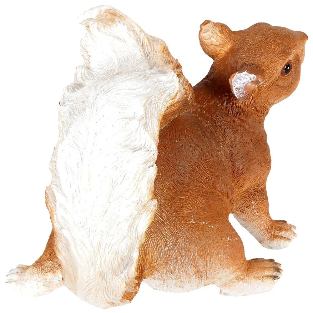 Unique garden figure squirrel in synthetic stone