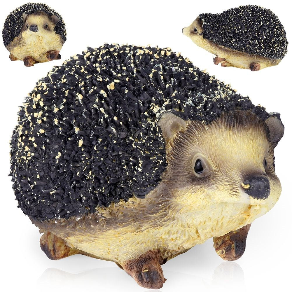 Unique hedgehog figure for garden, terrace or balcony