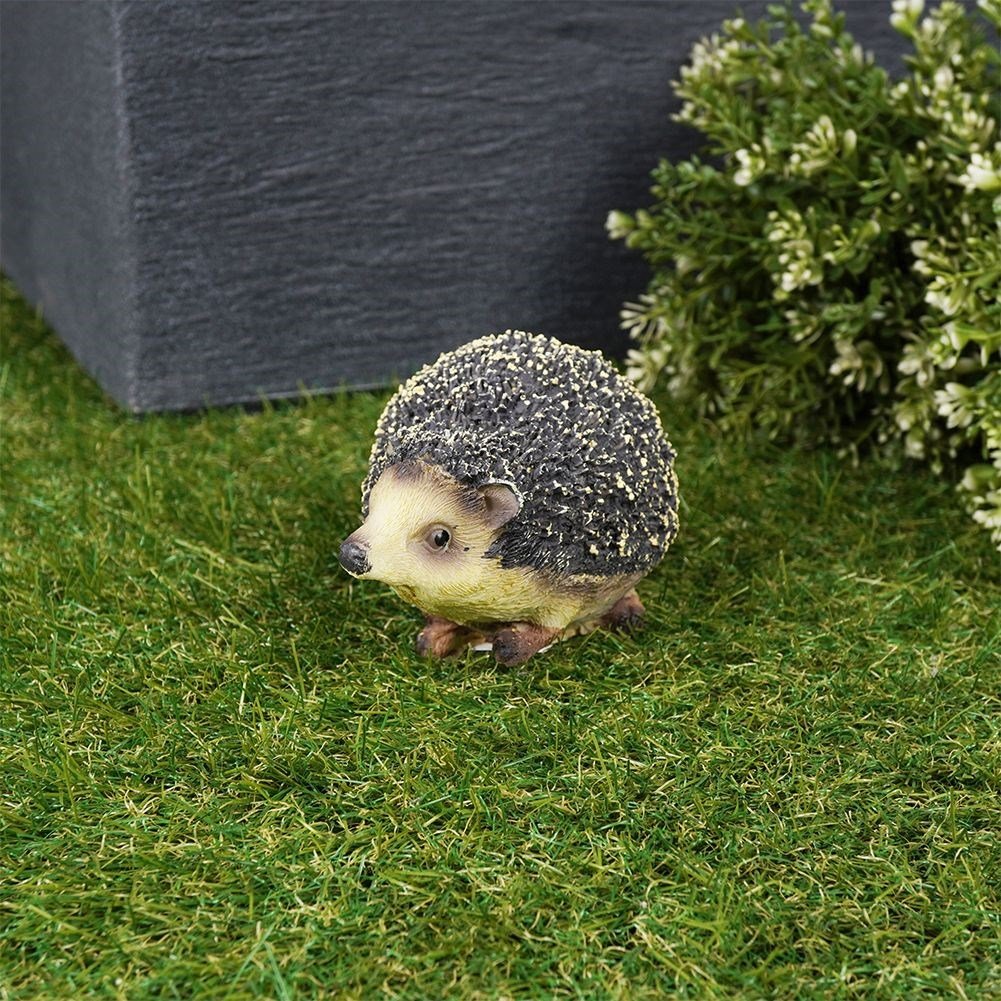 Unique hedgehog figure for garden, terrace or balcony