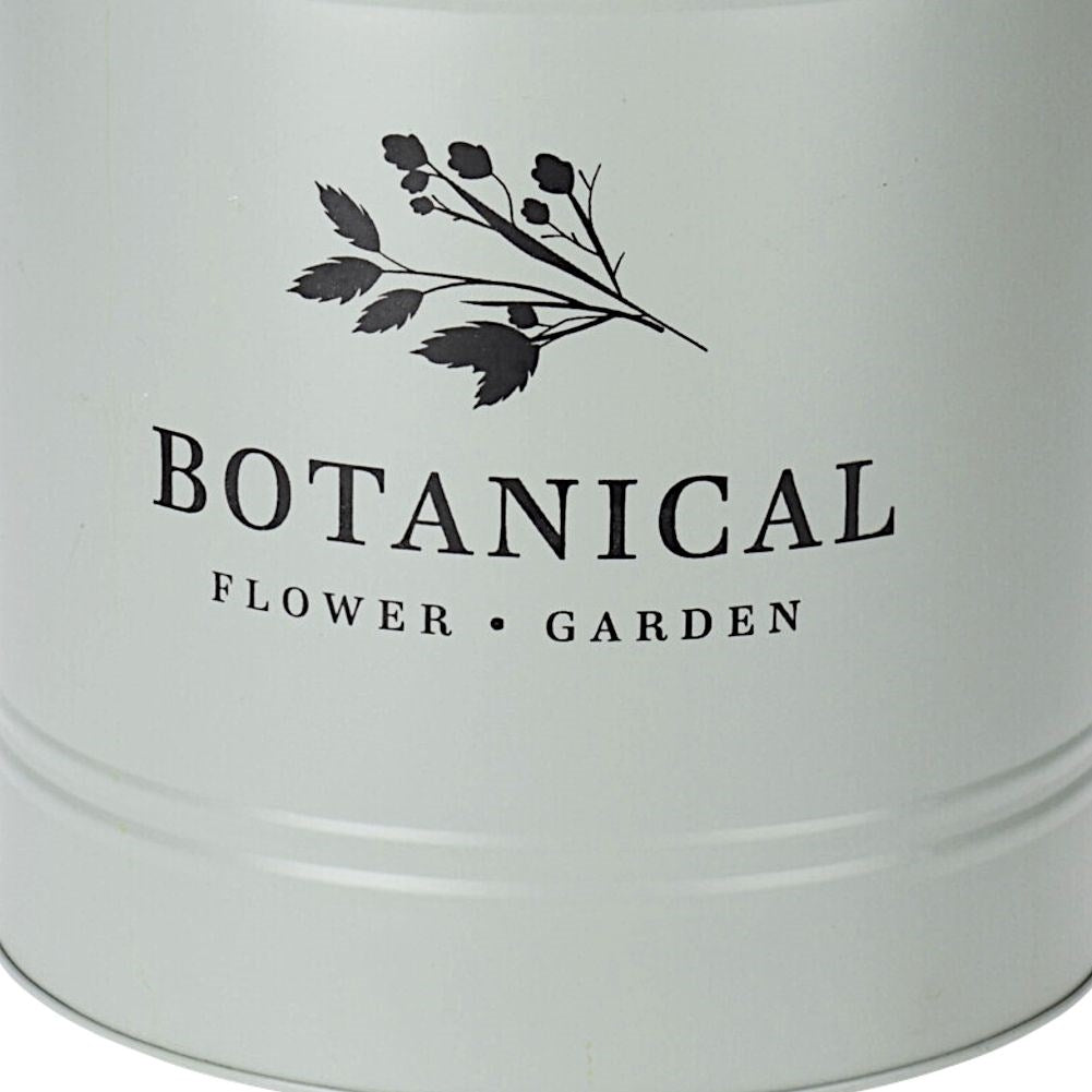 Unique metal jug for garden, terrace or balcony
