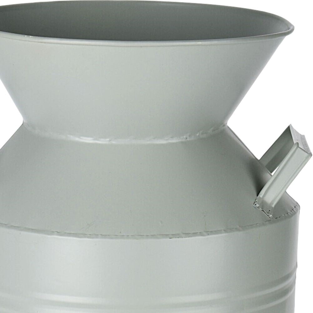 Unique metal jug for garden, terrace or balcony