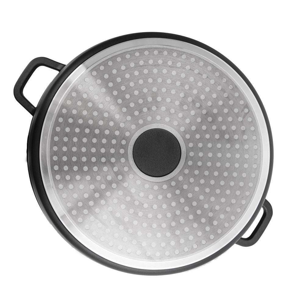 Unique pot with non-stick coating, oven safe and dishwasher safe