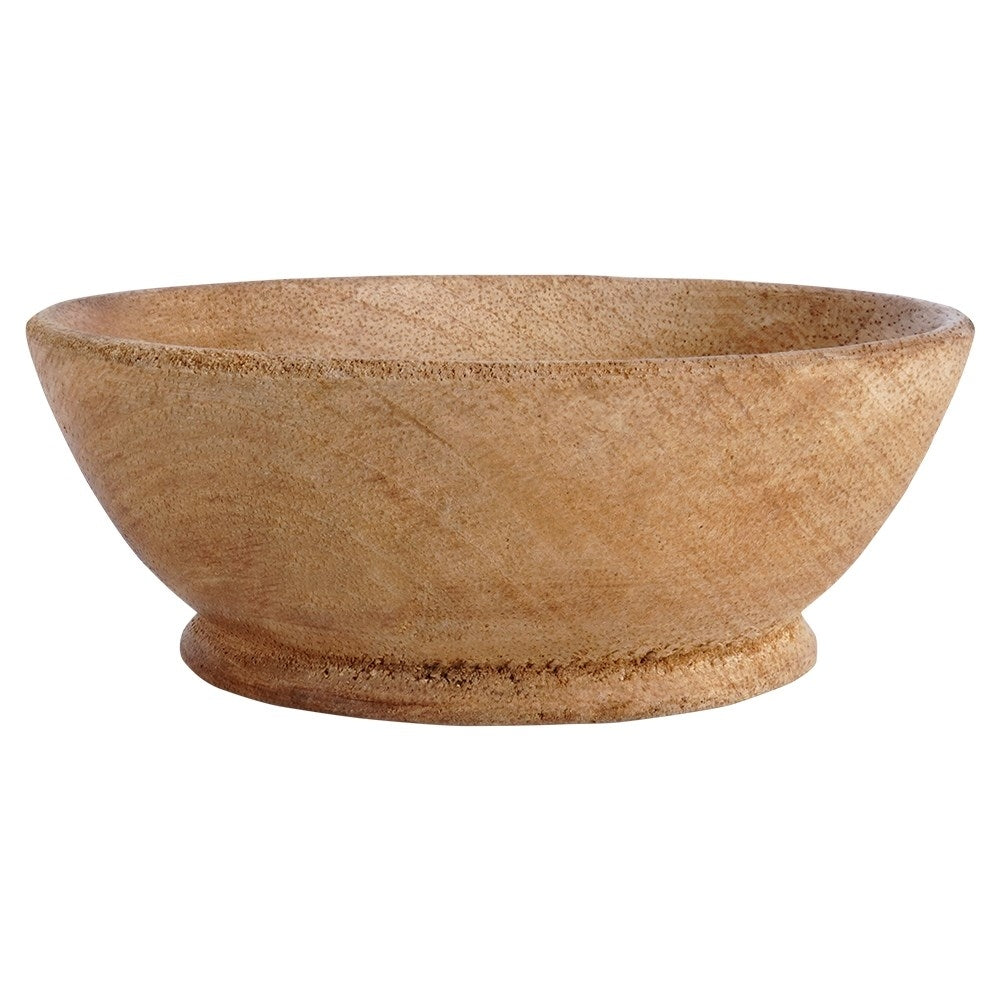 Unique set of three bowls in exotic mango wood for snacks