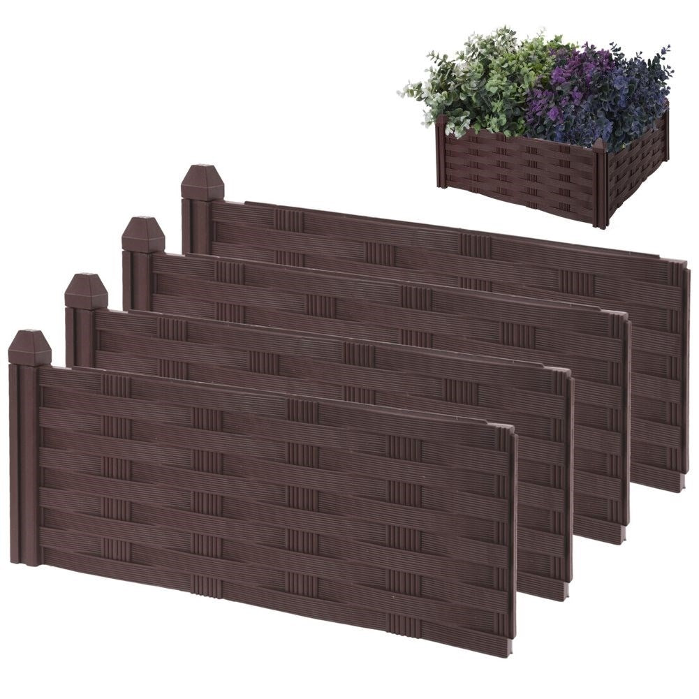 Unique weatherproof garden fence for your plants