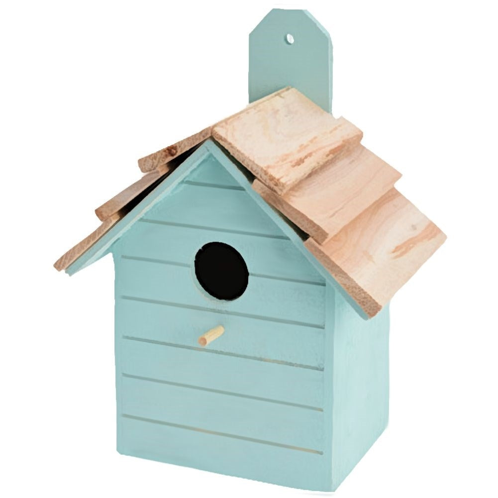 Unique wooden house for birds - perfect for garden or balcony