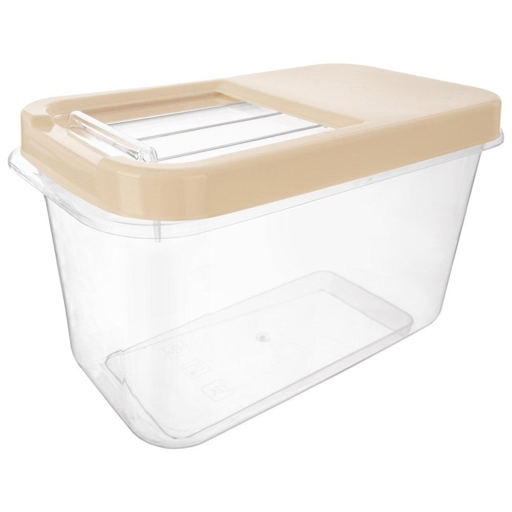 Universal 10L storage container with sliding lid, durable, dishwasher safe