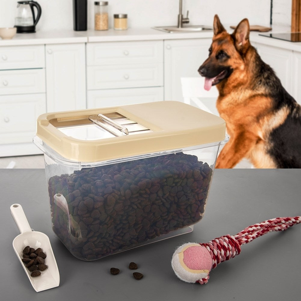 Universal 10L storage container with sliding lid, durable, dishwasher safe