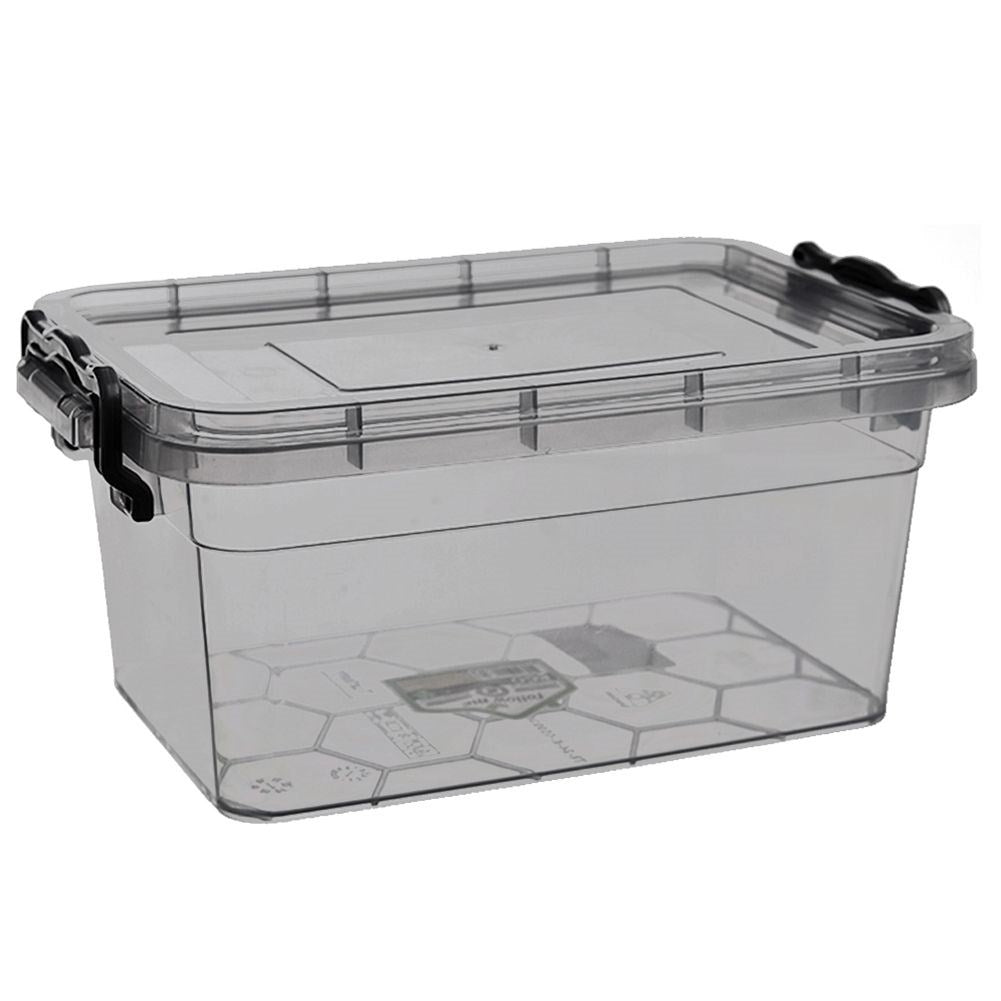 Universal 1.75L storage container with lid and tight clamps