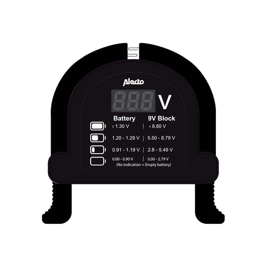 Universal Battery Tester for AA, AAA, C, D, 9V, Button Cells