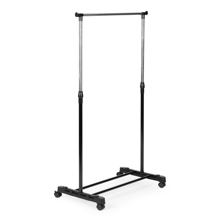 Universal Freestanding Clothes Rack with Adjustable Height and Wheels ModernHome
