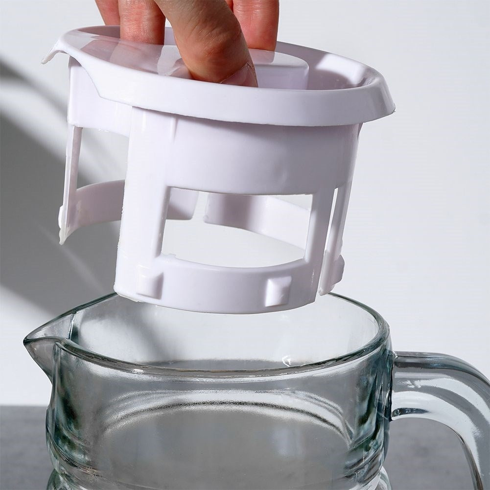 Universal Glass Jug with Lid for Beverages