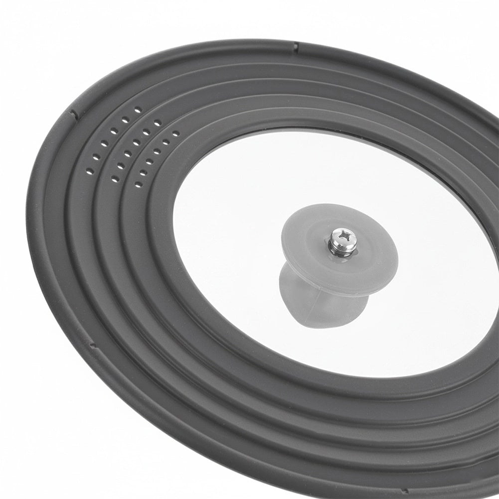 Universal Glass Lid with Silicone Rim, 20/22/24 cm