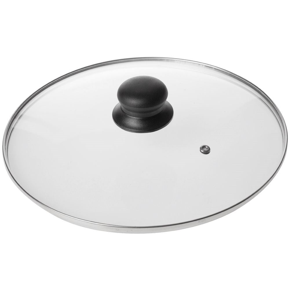 Universal Glass Lid with Steam Vent for Pots & Frying Pans